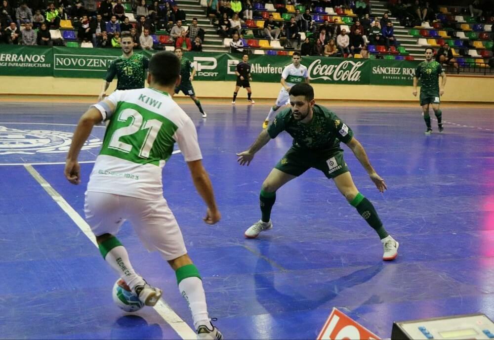 Partido entre Elche CF Sala y Real Betis en el Esperanza Lag / Elche C.F. Sala